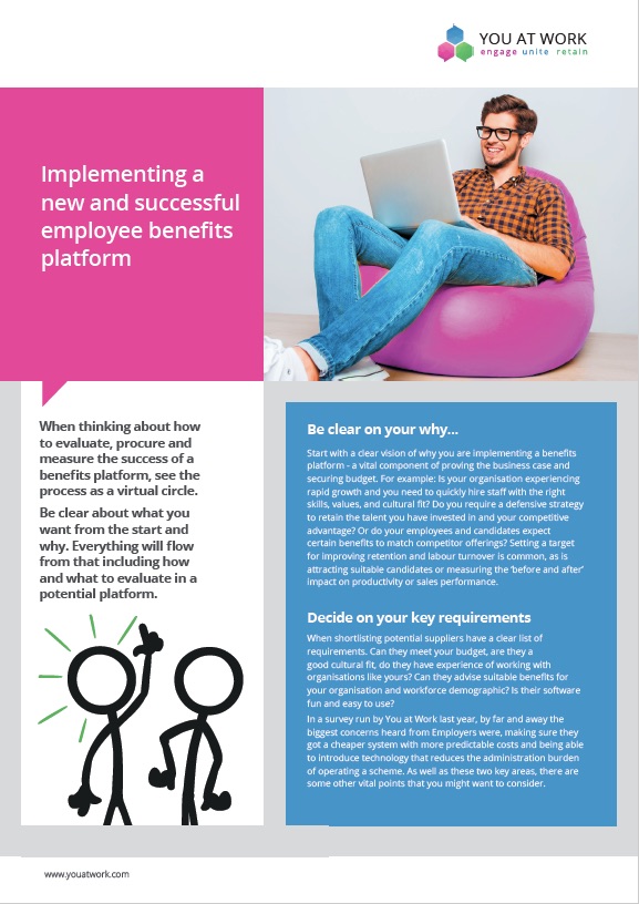 Implementing an employee benefits platform